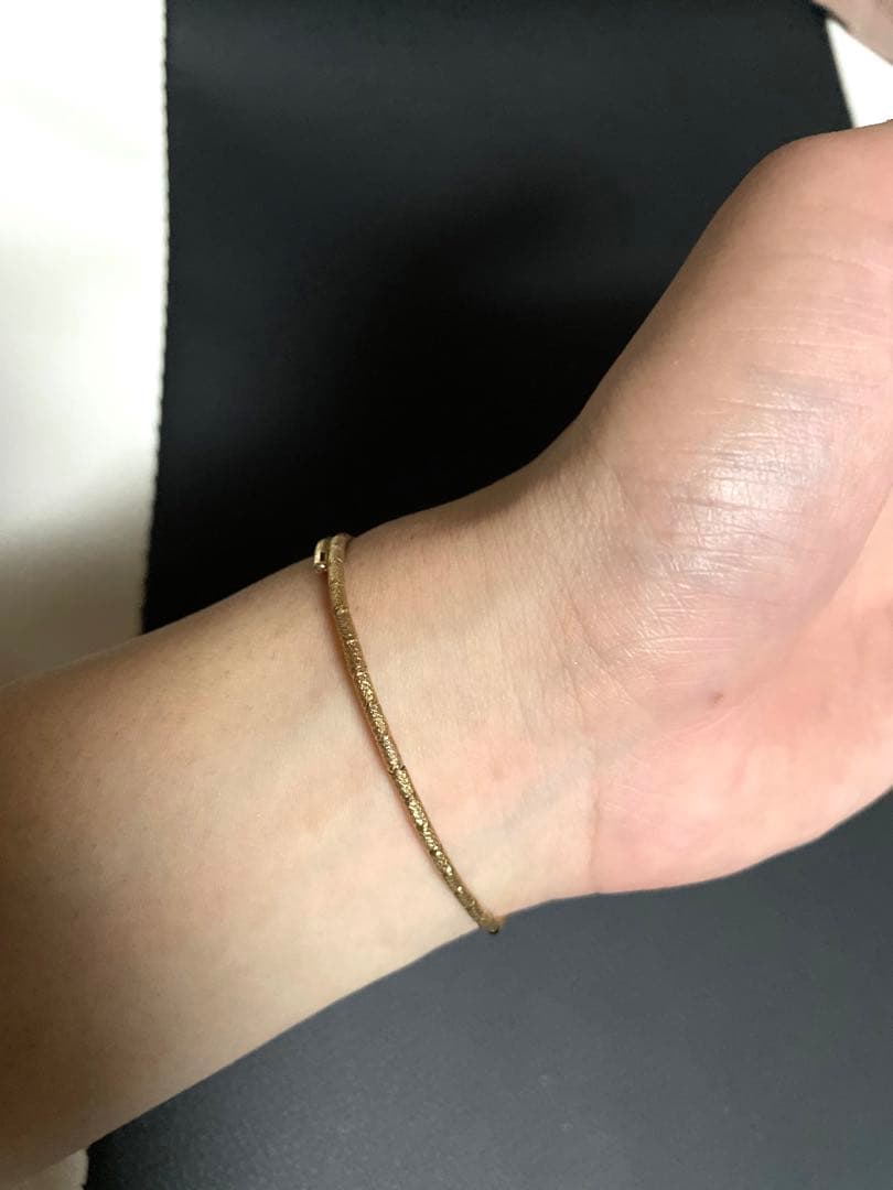 COCOSHNIK K10テクスチャーボールバングル