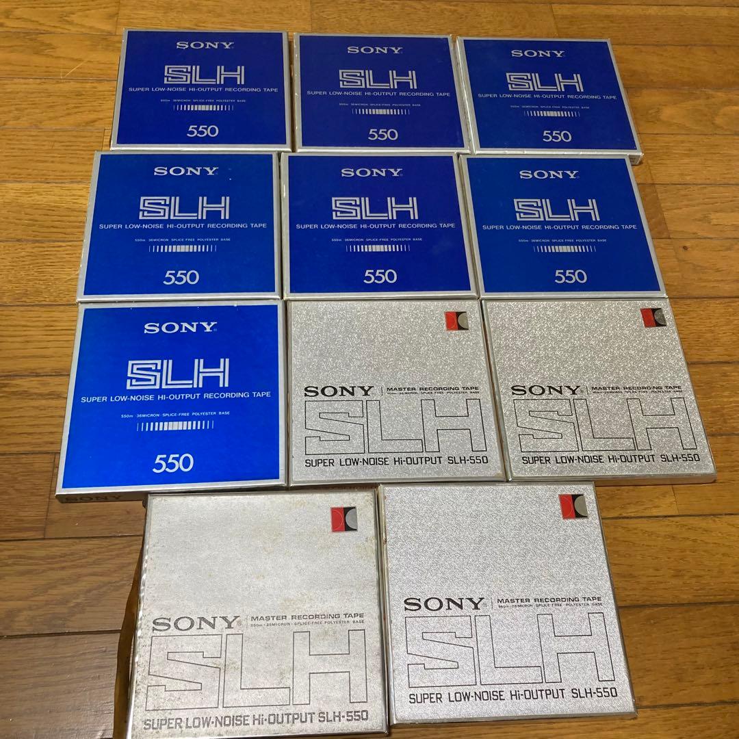 ⭐️SONY オーディオ オープンリールテープ SLH550 11本セット