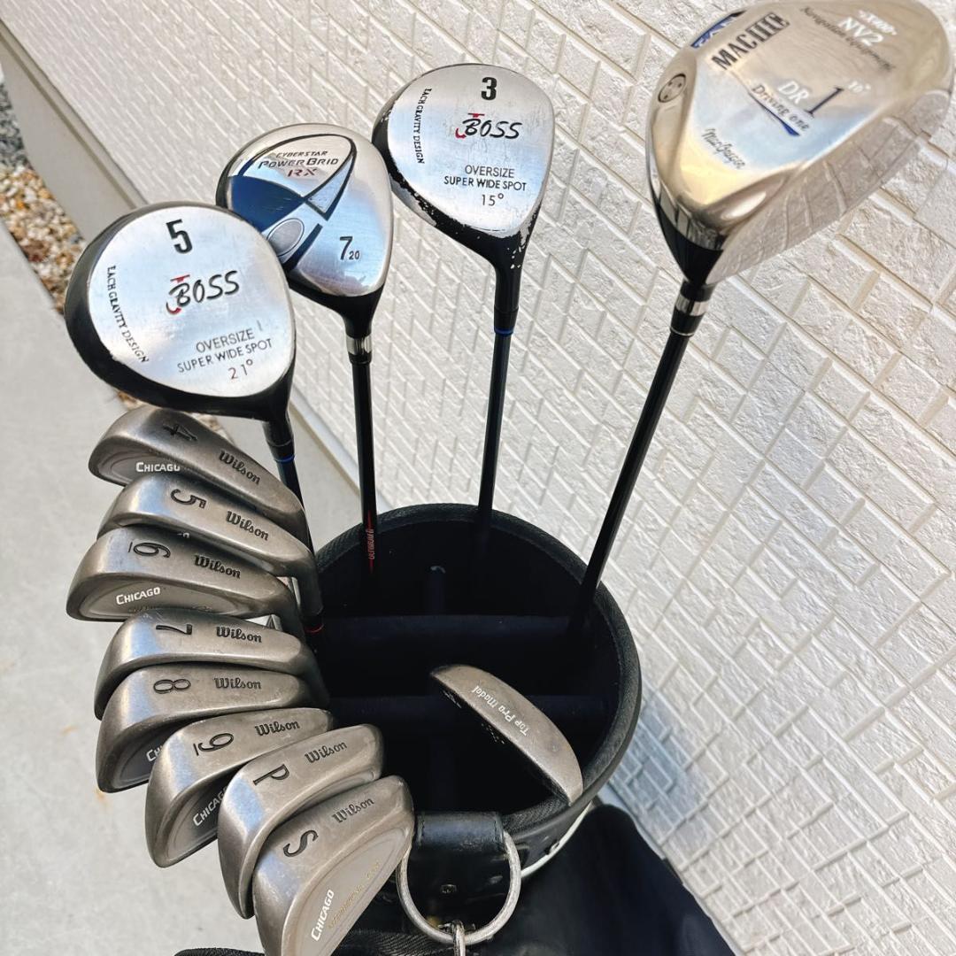 メンズゴルフ 初心者セット13本セット BRIDGESTONE キャディバッグ付