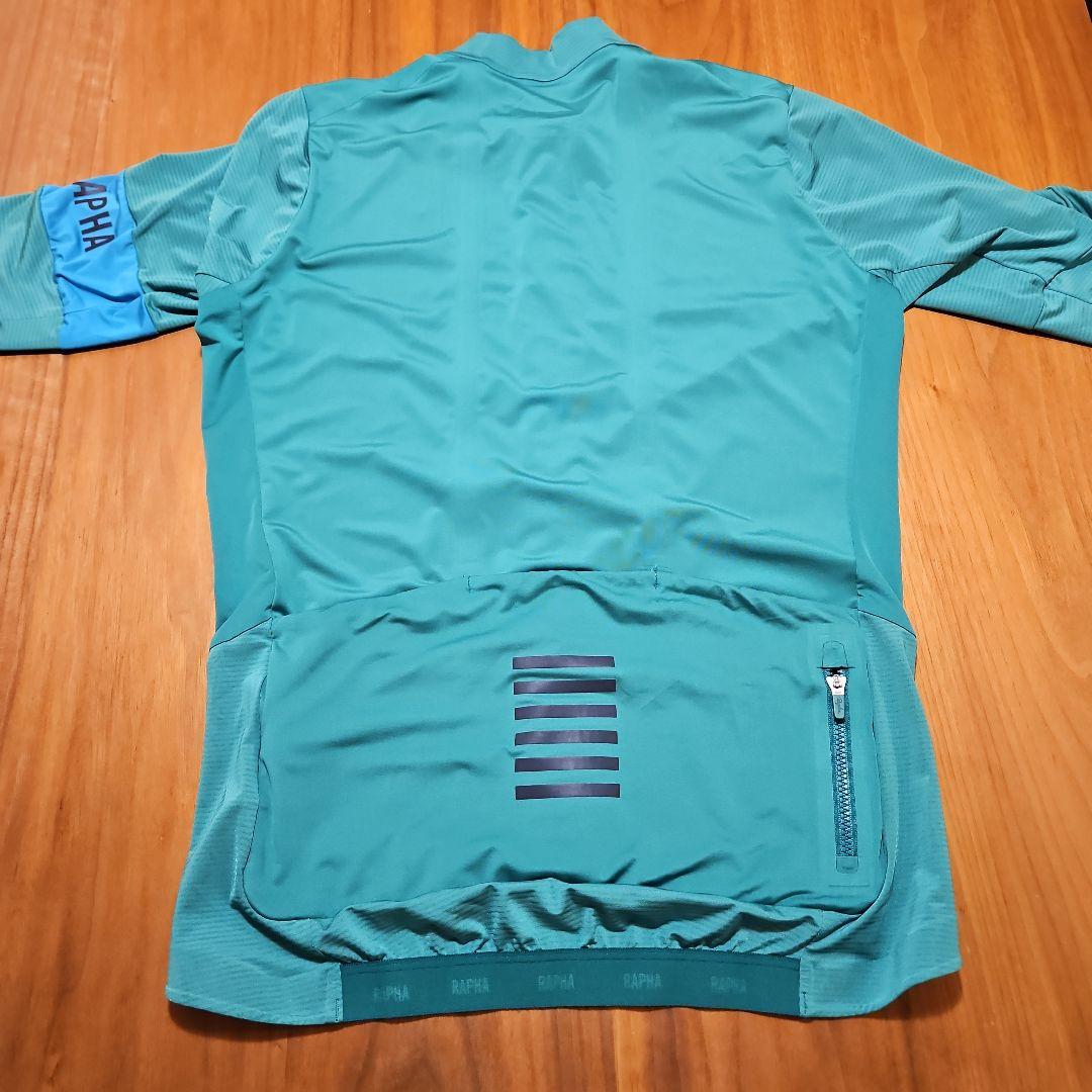 【美品】Rapha プロチーム Mサイズ サイクルジャージ エメラルドグリーン系