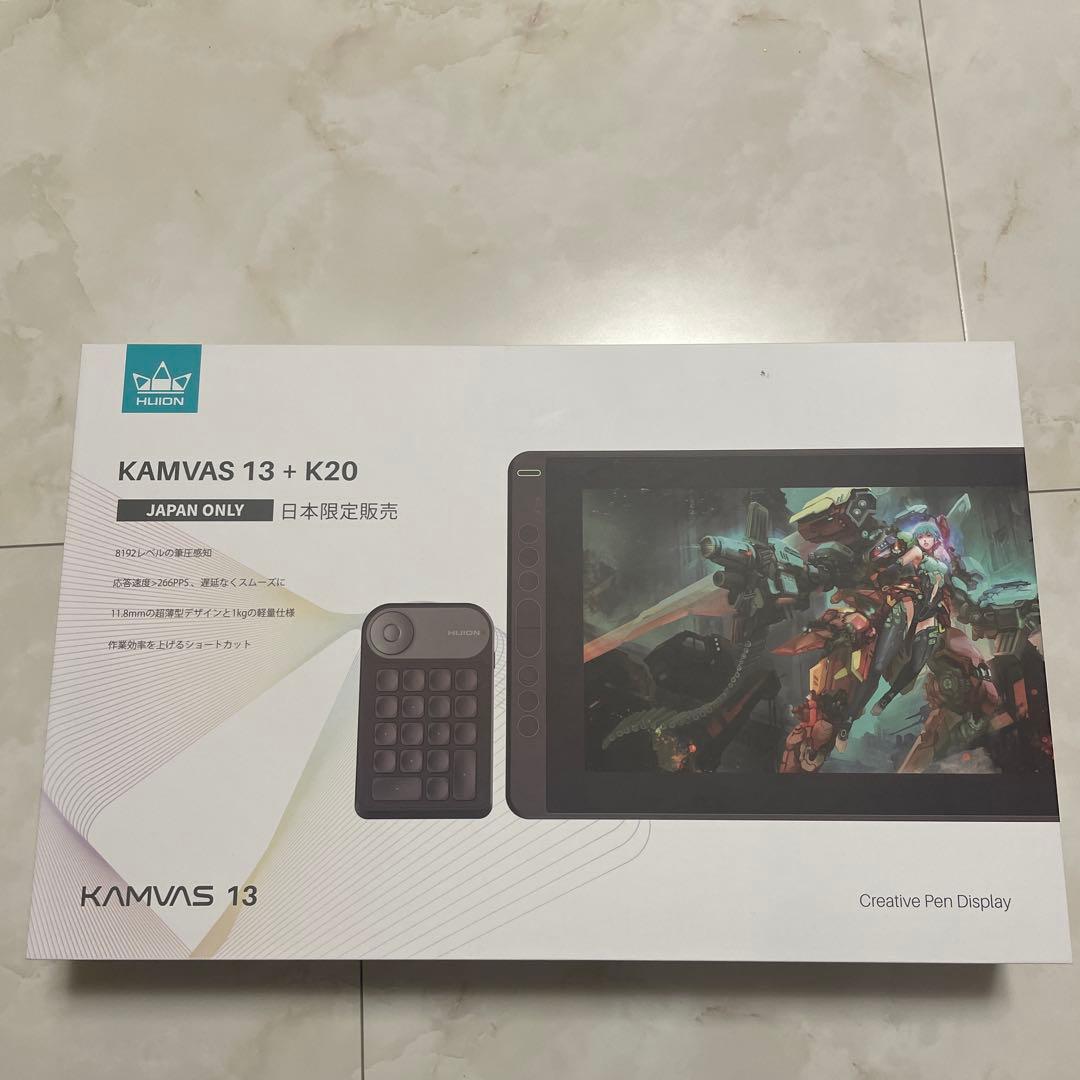 液晶ペンタブレット HUION KAMVAS 13 + K20（日本限定セット）