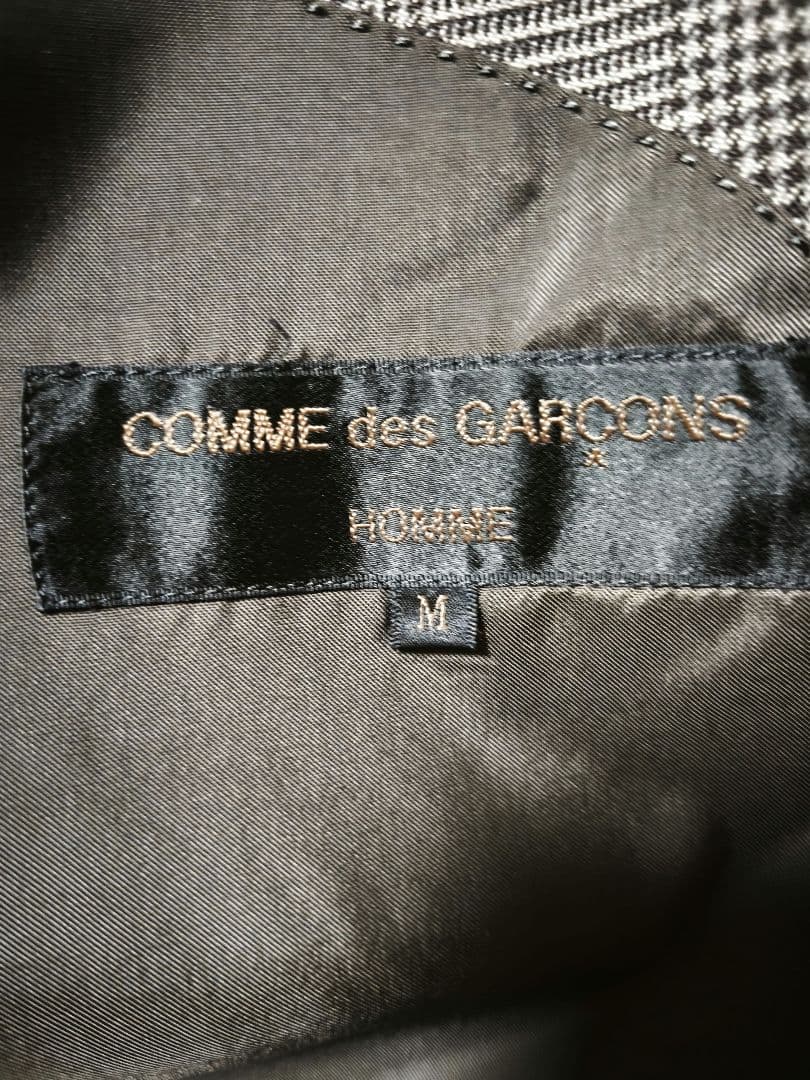 コム・デ・ギャルソン　オム　グレンチェック　ジャケット