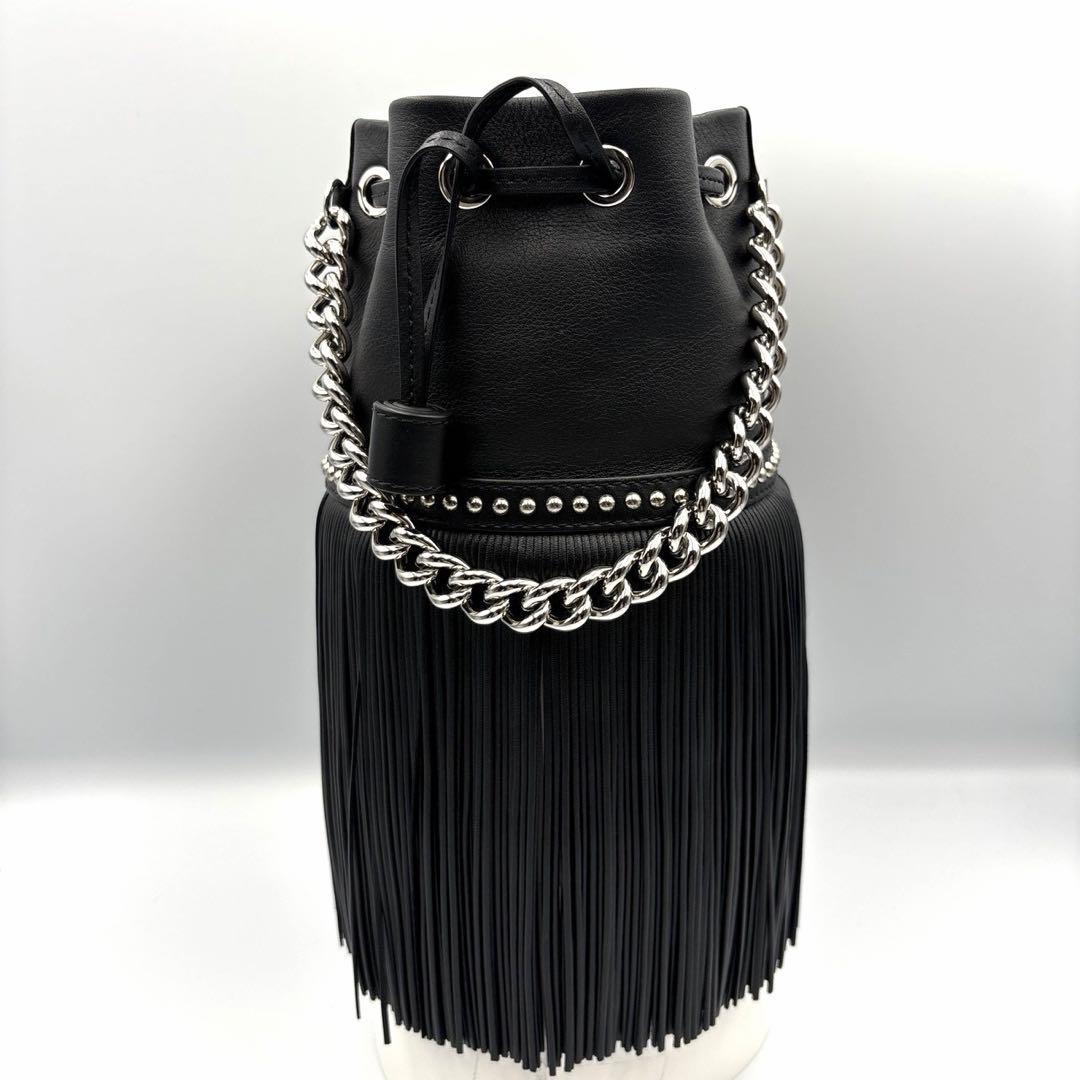 新品 J&M DAVIDSON フリンジカーニバル ミニ 黒 2way チェーン