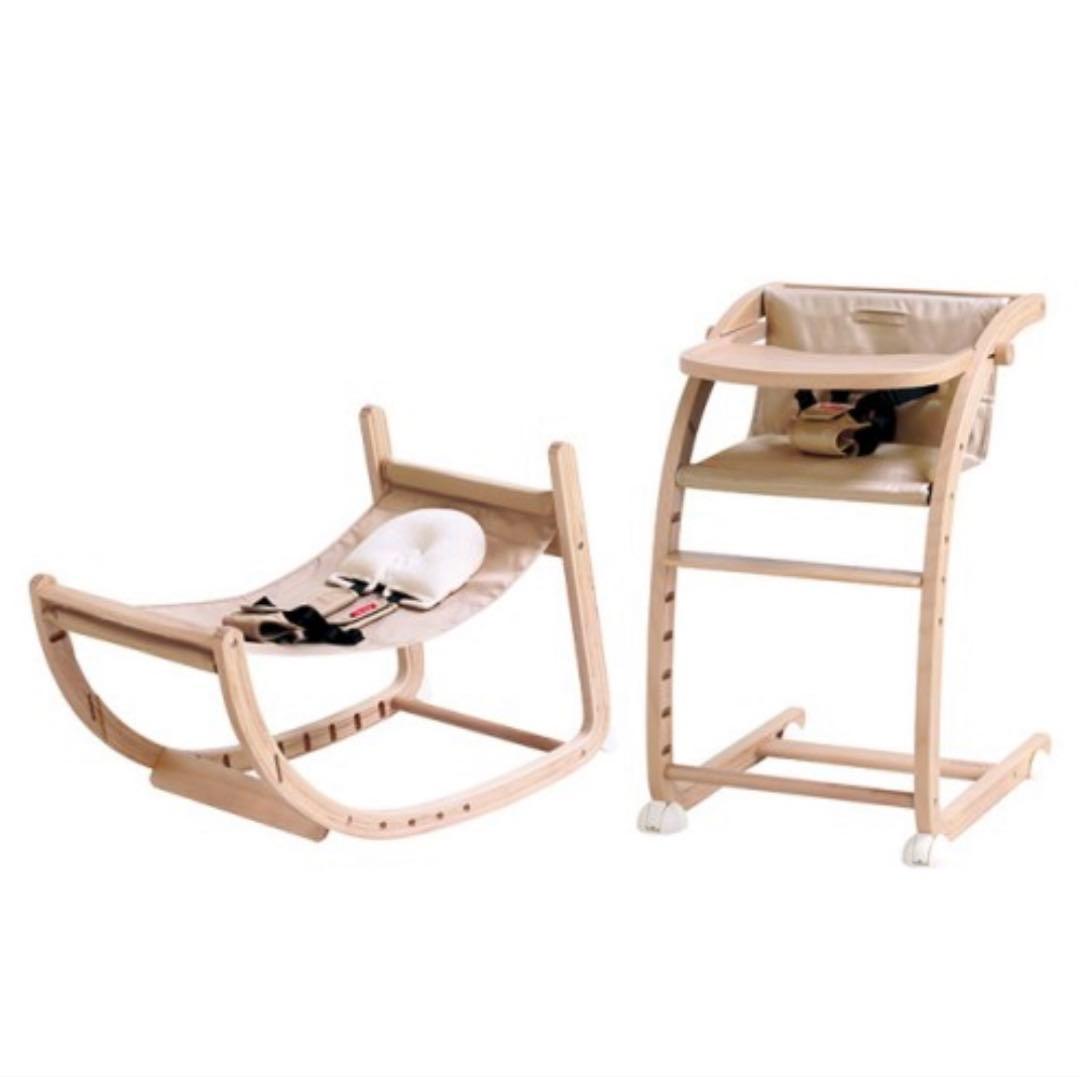 美品färska ScrollChair Plus ベビーチェア 専用クッション