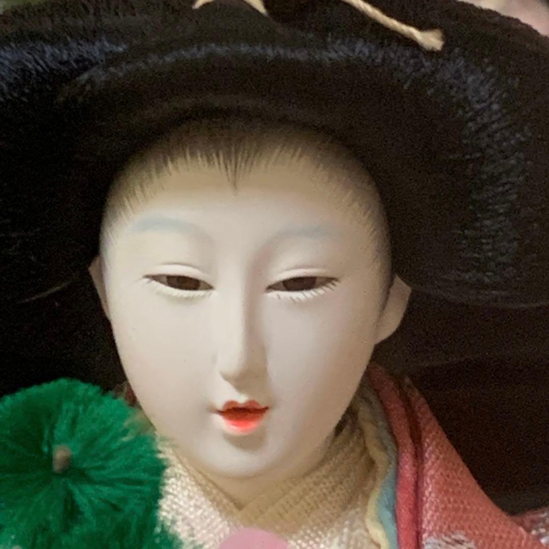 雛人形 ひな人形 五人飾り ガラスケース入り