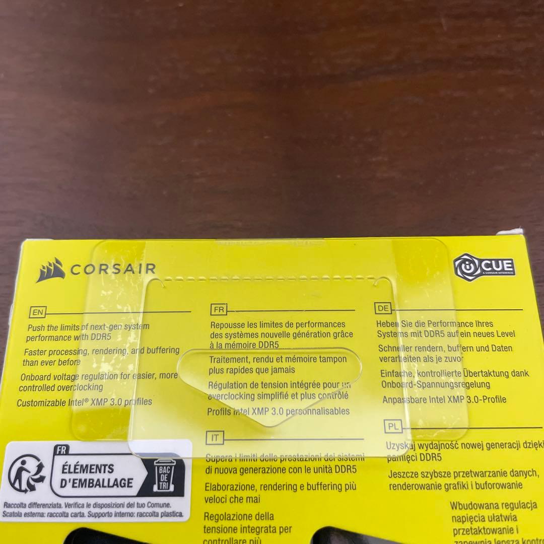 新品未開封/CORSAIR DDR5 6000MHz 32GB 16GB×2枚