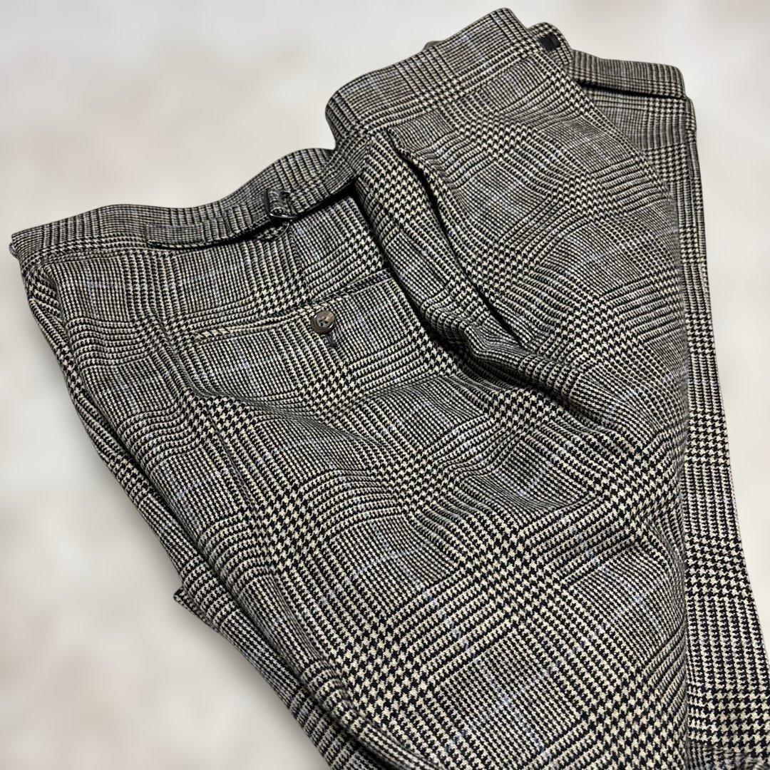 POLO RALPH LAUREN チェック柄 ダブルブレストスーツ