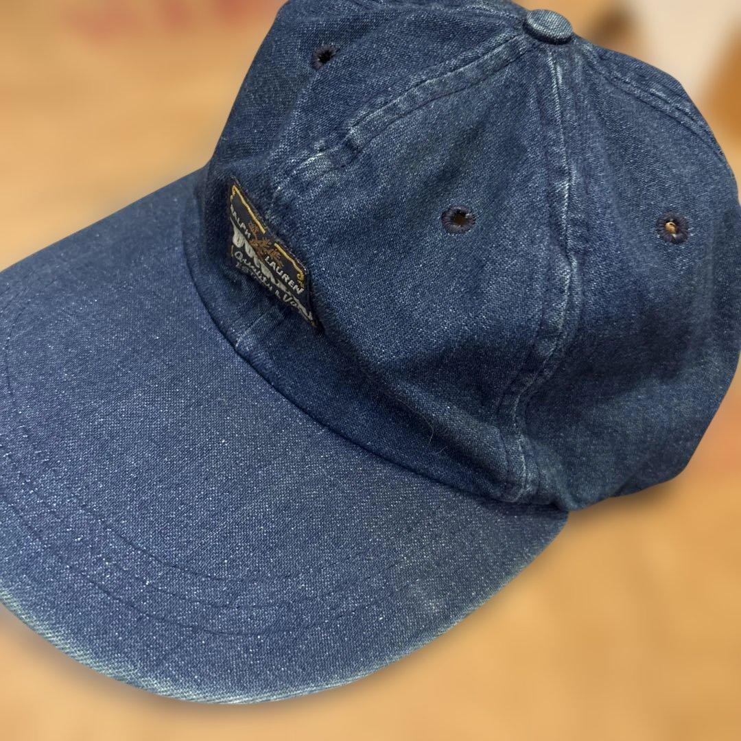 RRL ダブルアールエル　デニムキャップ　アメリカ製