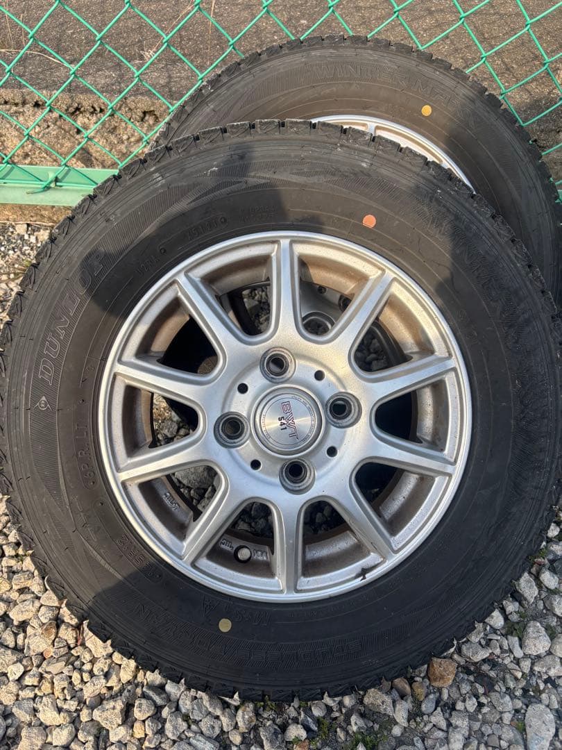 スタッドレス12インチタイヤアルミホイールセット☆