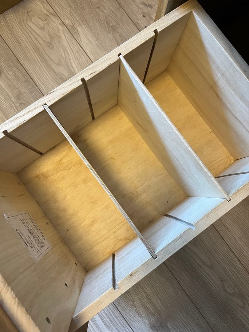 木製デスクキャビネット　無印良品