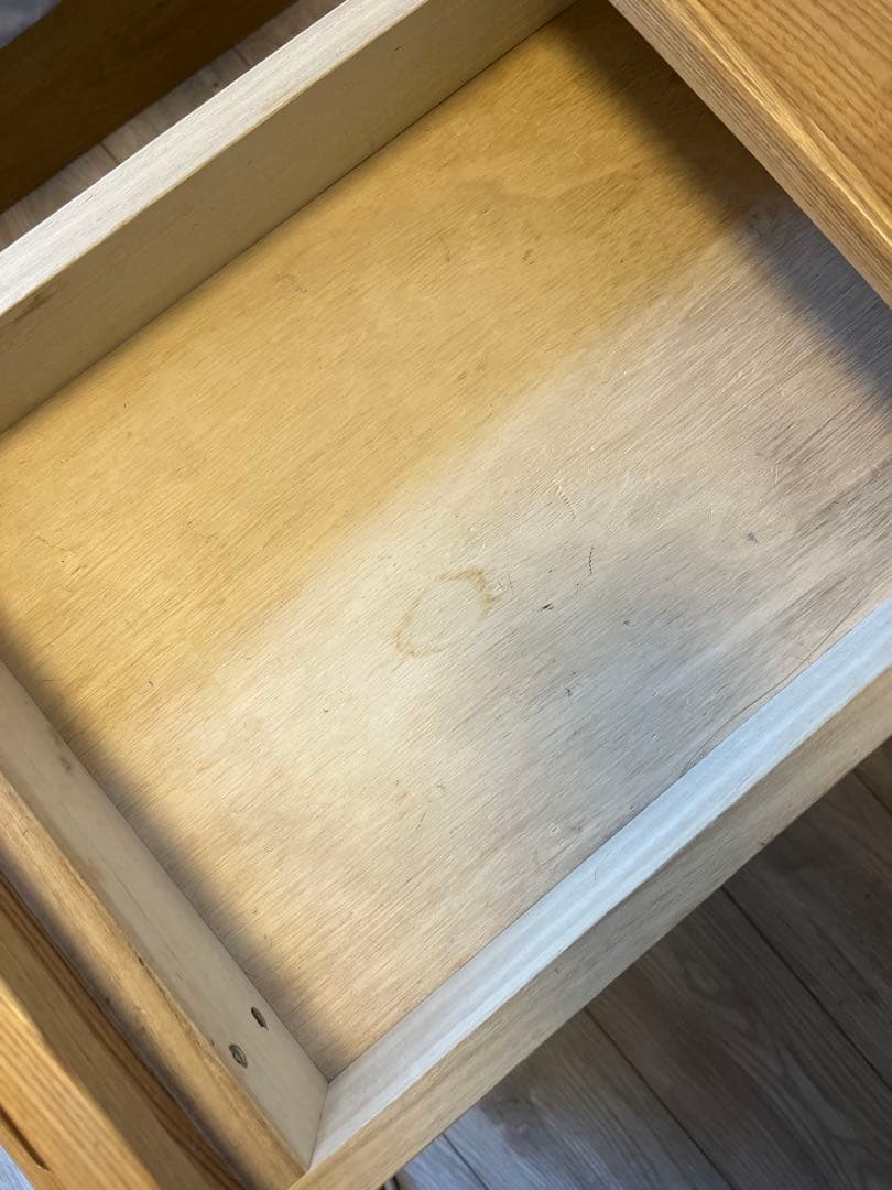 木製デスクキャビネット　無印良品