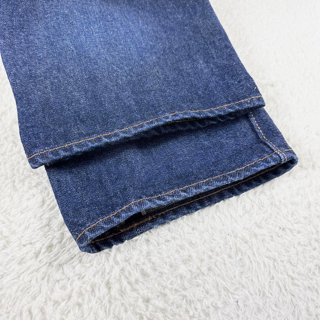 美品 リゾルト 710 デニム ジーンズ W34 大きいサイズ 濃紺 インディゴ