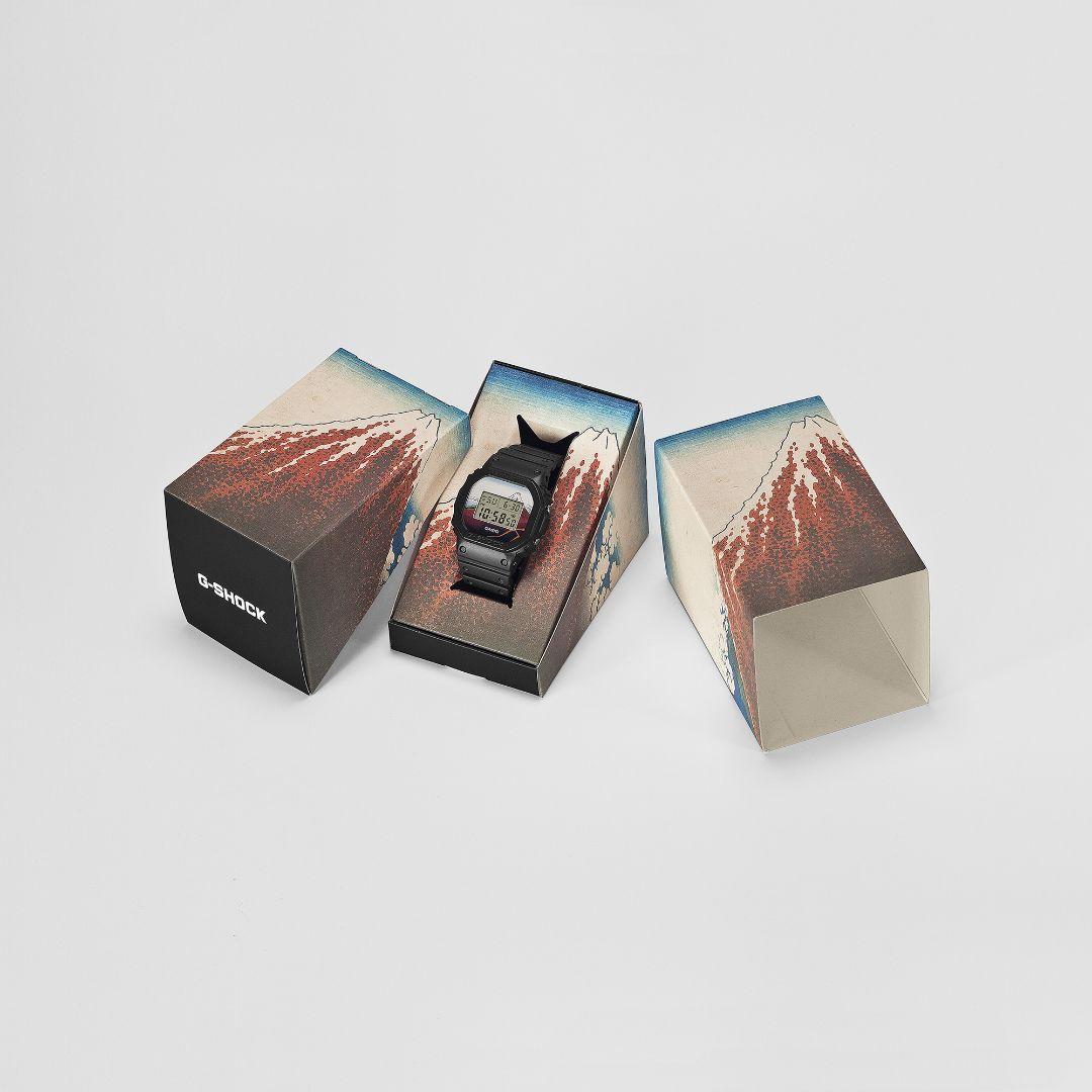 新品 DW-5600KHSH25-1JR 葛飾北斎 G-SHOCK タグ付き