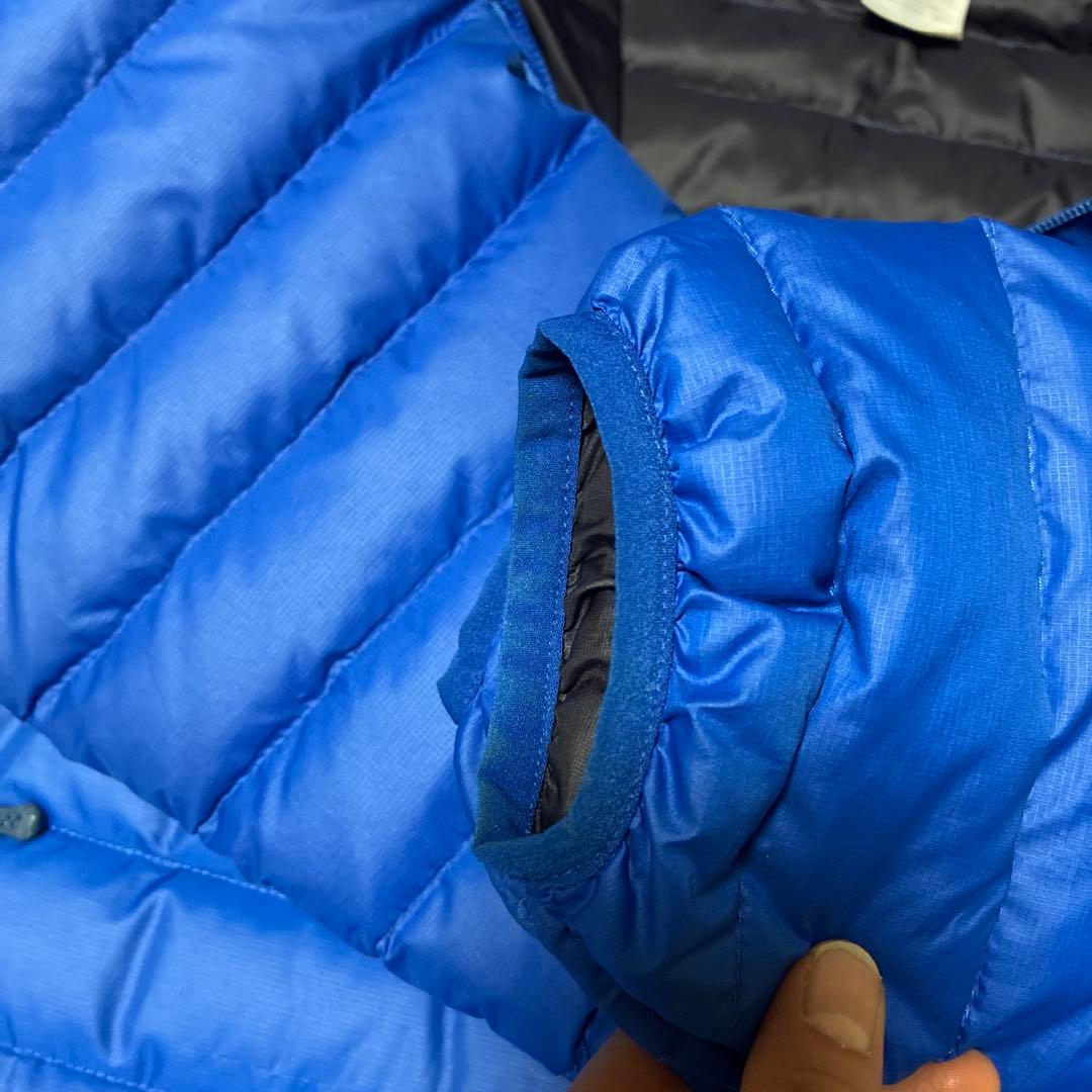 パタゴニア　青　ダウンコート　メンズS 防寒　ジャケット　上着