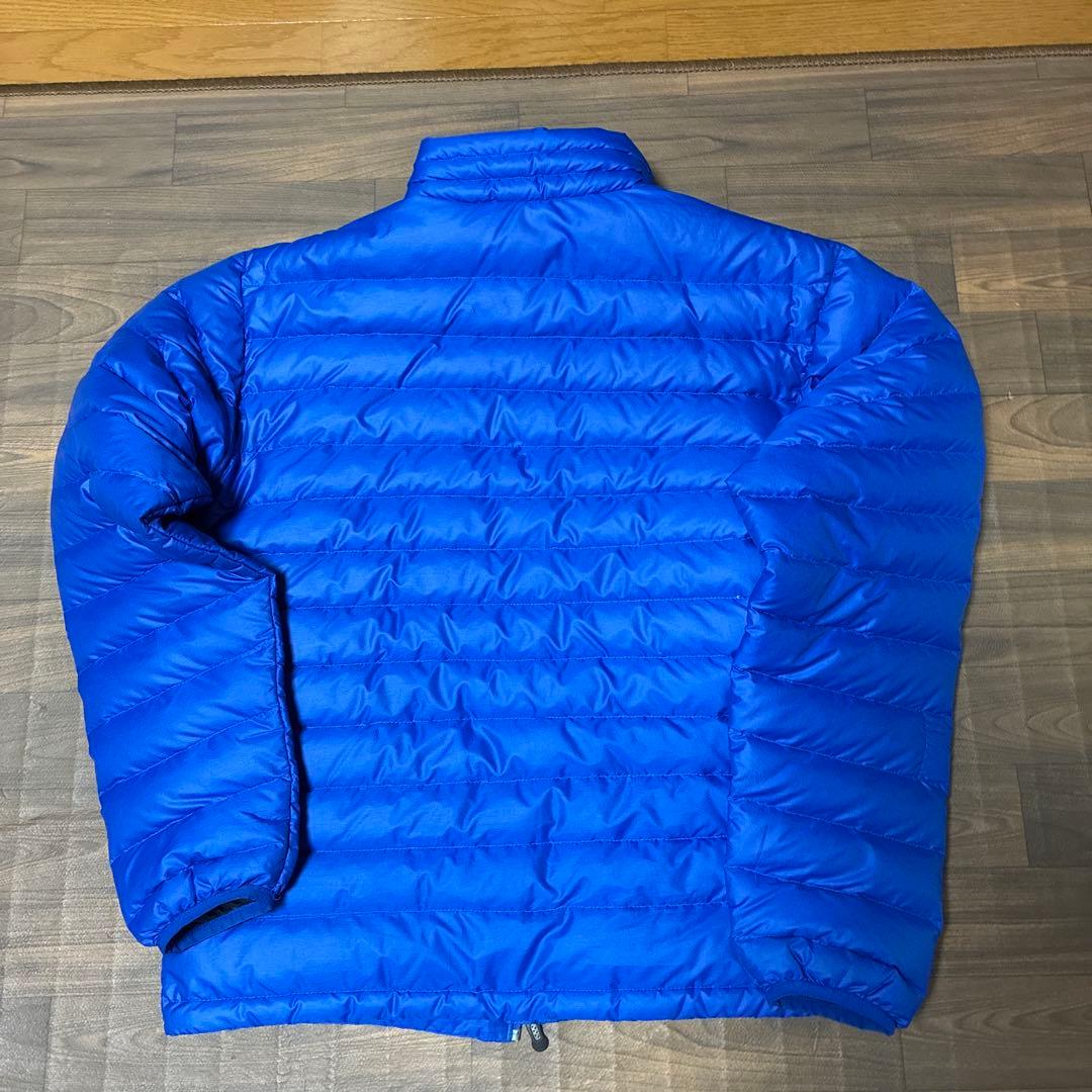 パタゴニア　青　ダウンコート　メンズS 防寒　ジャケット　上着