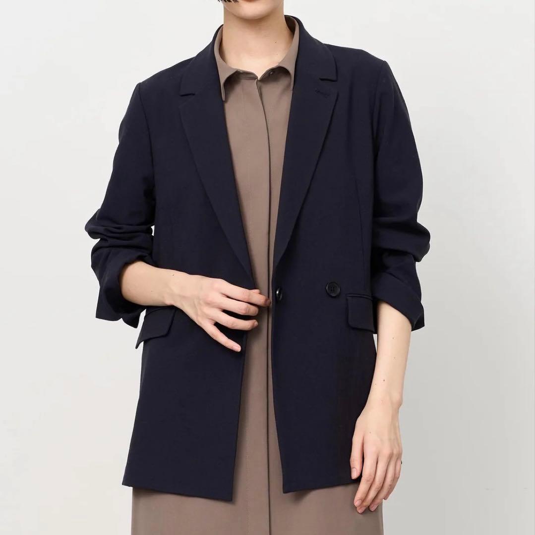 新品 SOEJU コンフォートファインセミダブルジャケット M ネイビー