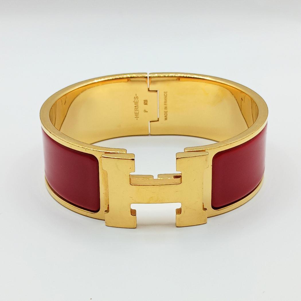 【美品】HERMES エルメス クリッククラック PM バングル ブレスレット