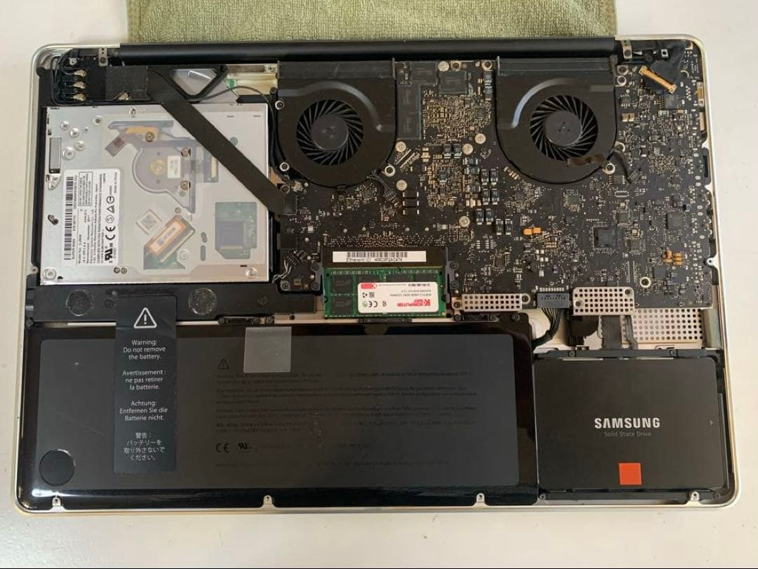 MacBookPro17インチLate 2011 A1297