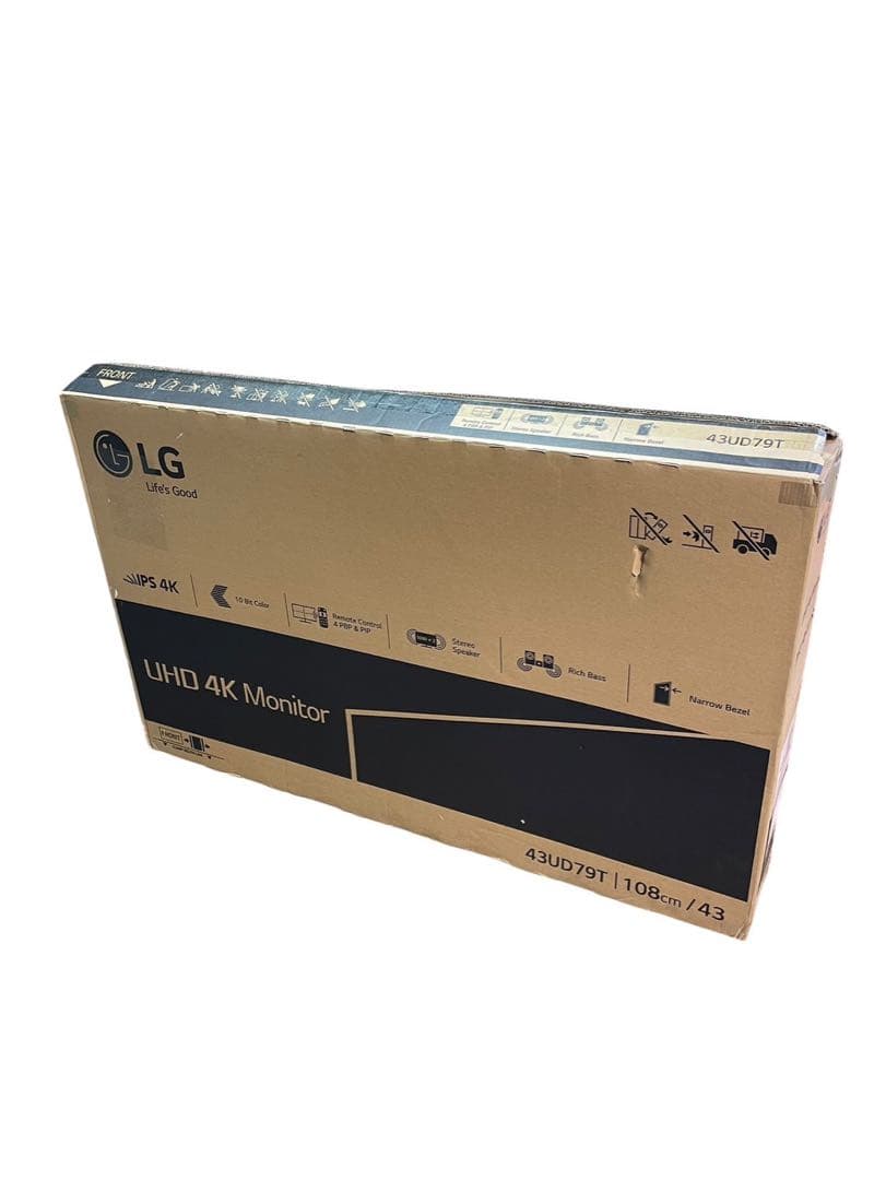 LG 43型 4Kモニター ディスプレイ 43UD79T-B 42.5インチ