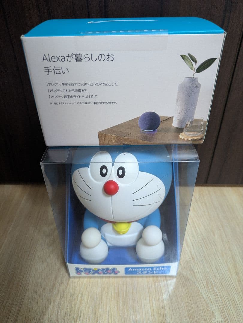 【Amazon公式限定】ドラえもんスタンド&エコーポップ 黒 Echo Pop