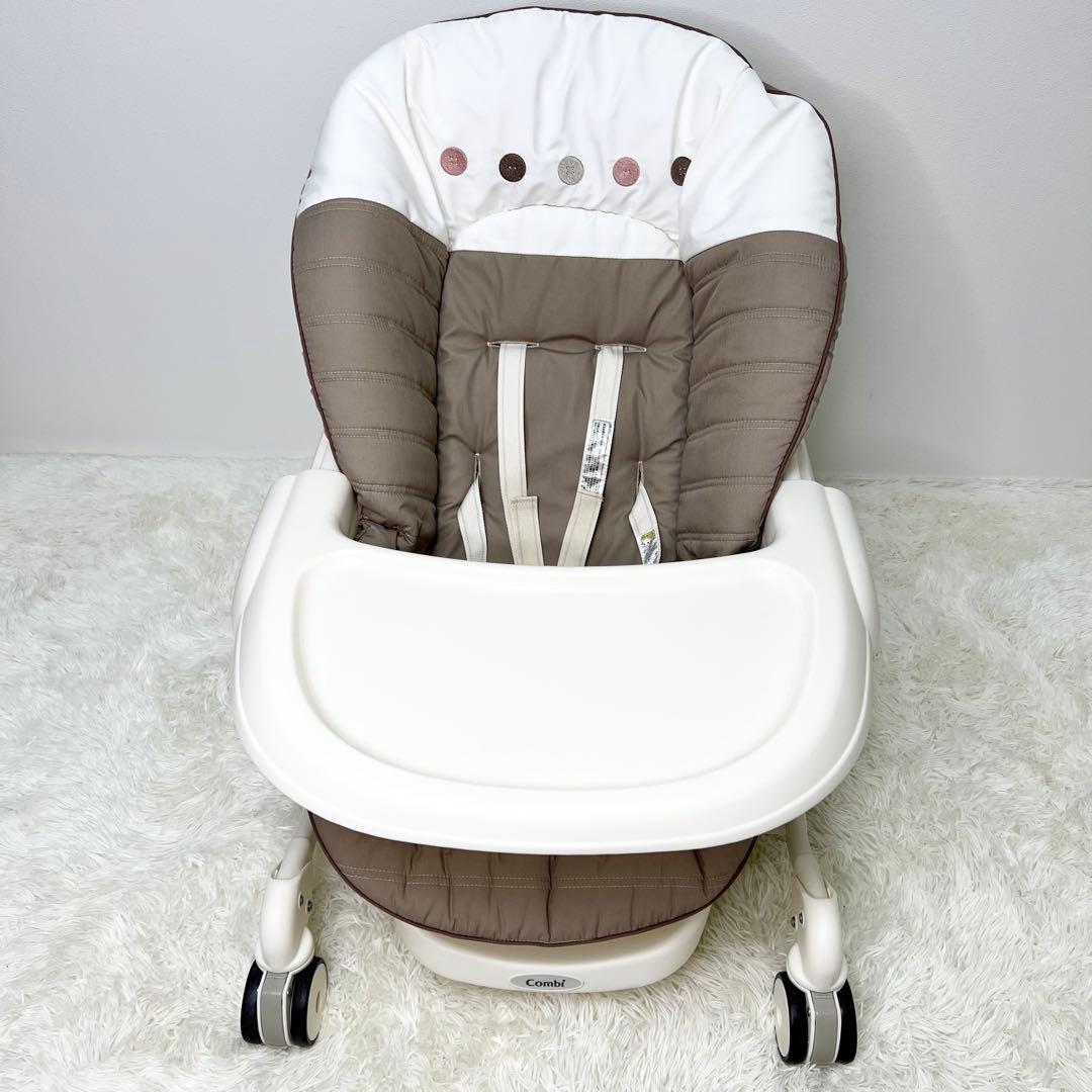 極美品 Combi ネムリラAT ハイローチェア 電動 バウンサー