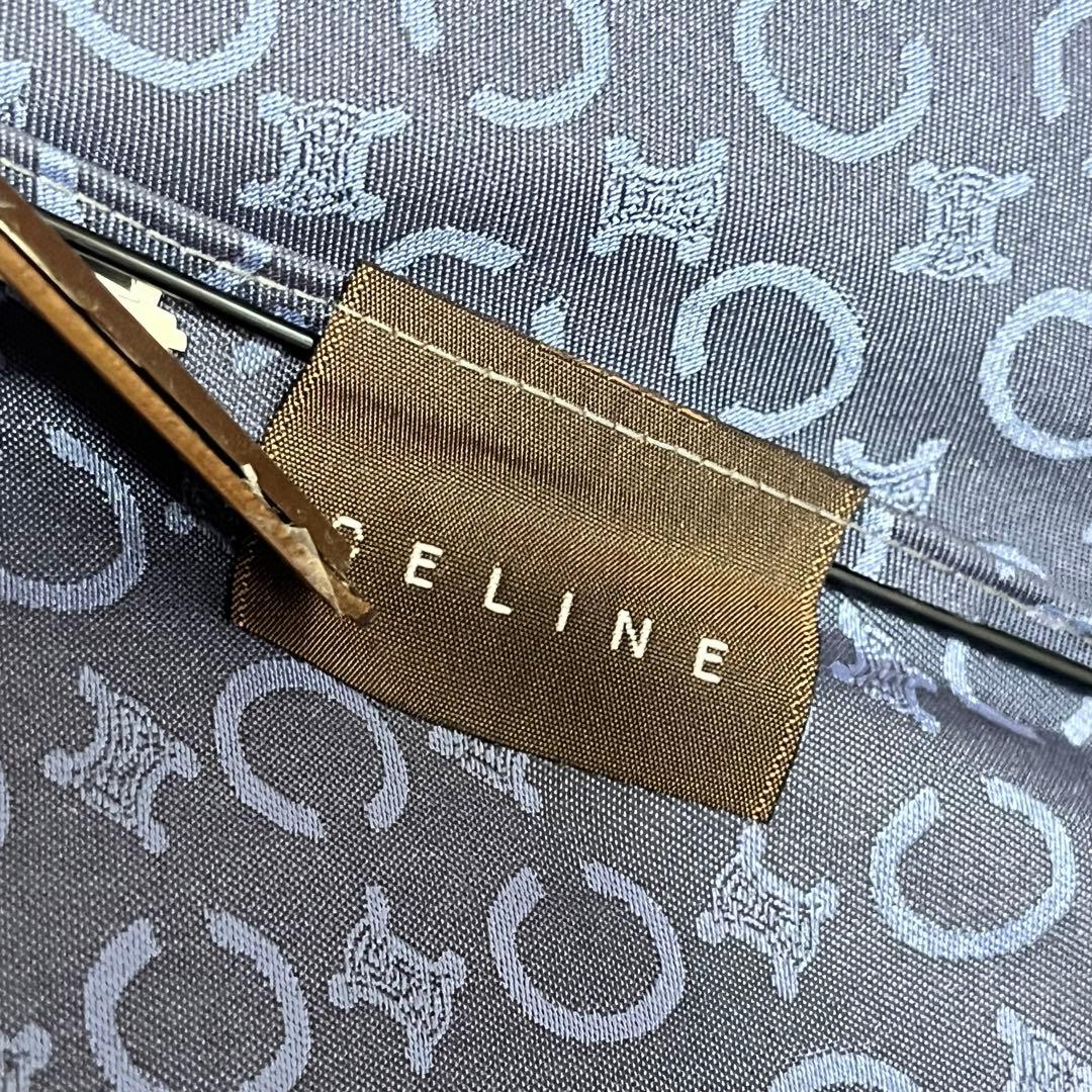 CELINE セリーヌ　Cマカダム総柄　晴雨兼用折りたたみ傘