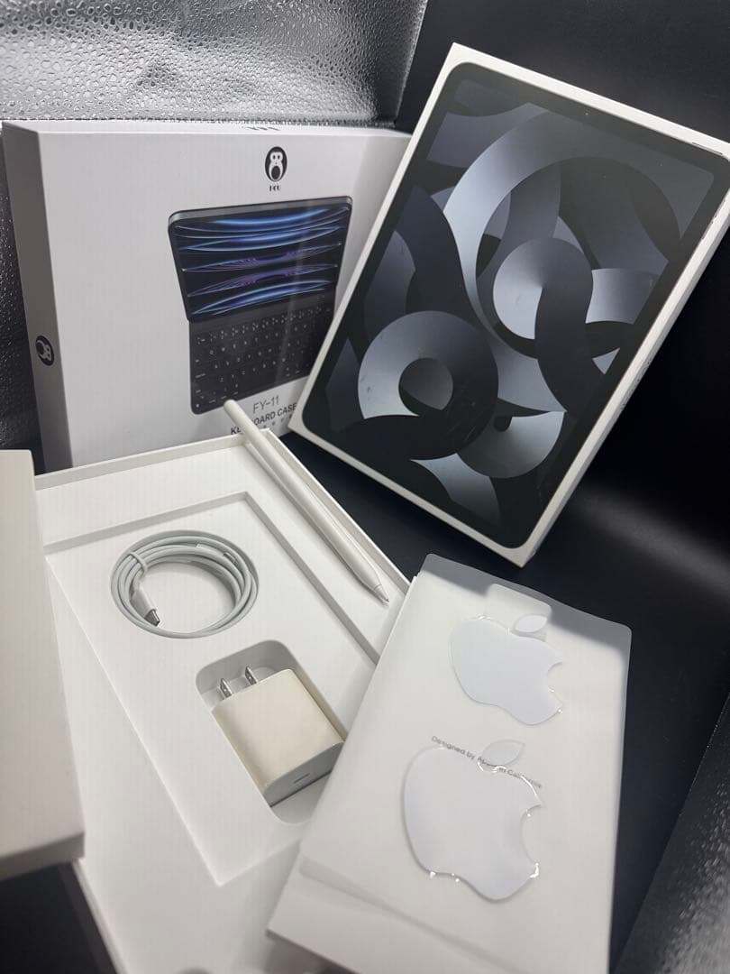 美品ipadair 第5世代 M1アップルAIマグネットkeyboardペーパー