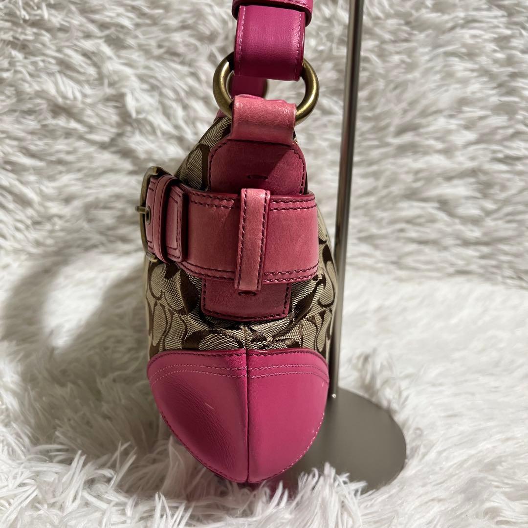 【希少色】COACH コーチ ワンショルダー 斜め掛け 2way ピンク