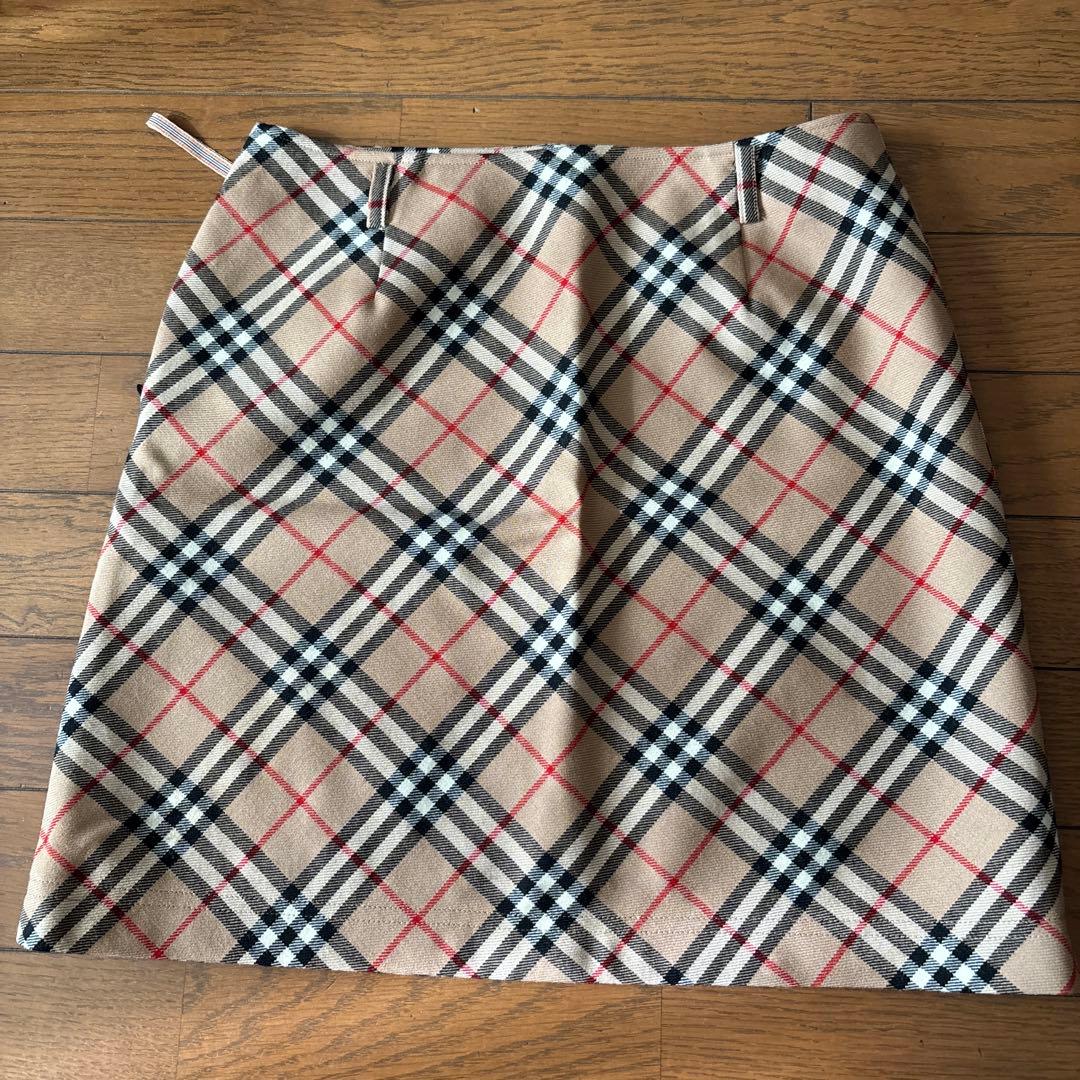 Burberrys BLUE LABELチェック柄 タイトスカート 38