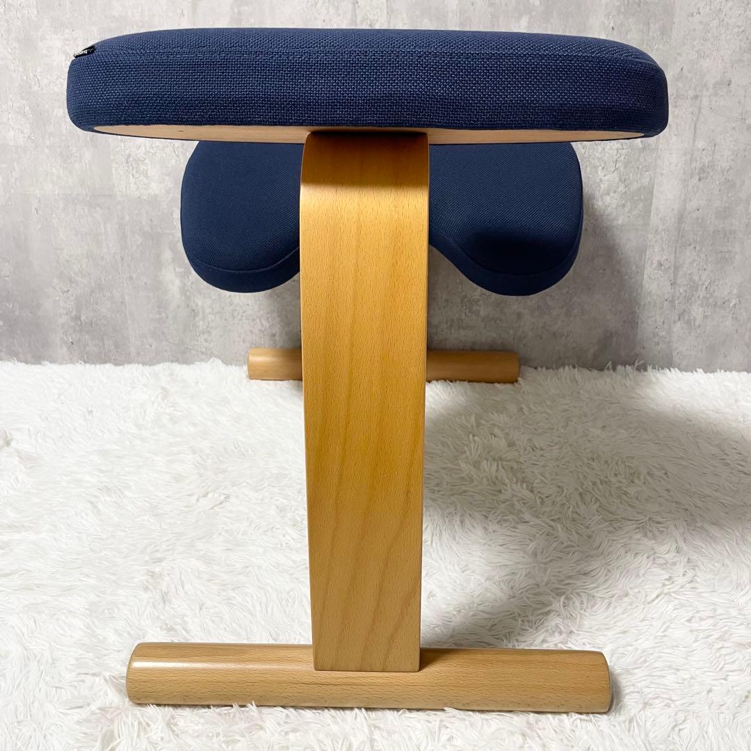 【美品】Balans EASY バランスチェア イージー ネイビー リボ社