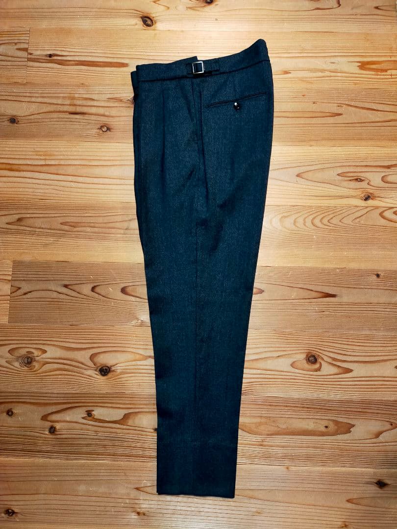 【美品】BERWICH ベルウィッチ スコッチ　ウールスラックス44