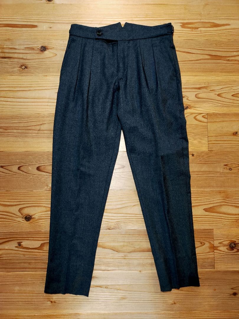 【美品】BERWICH ベルウィッチ スコッチ　ウールスラックス44