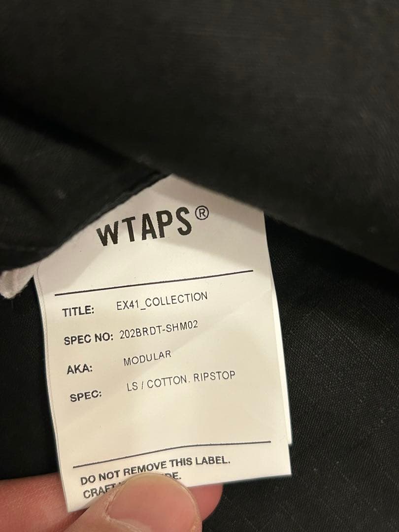 WTAPS 20AW MODULAR LS COTTON RIPSTOP 新品