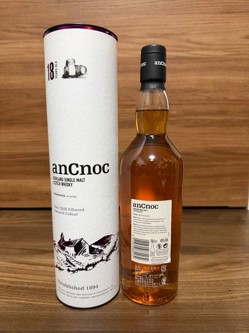 【新品未開封】アンノック 18年 シングルモルト スコッチ 箱付 終売