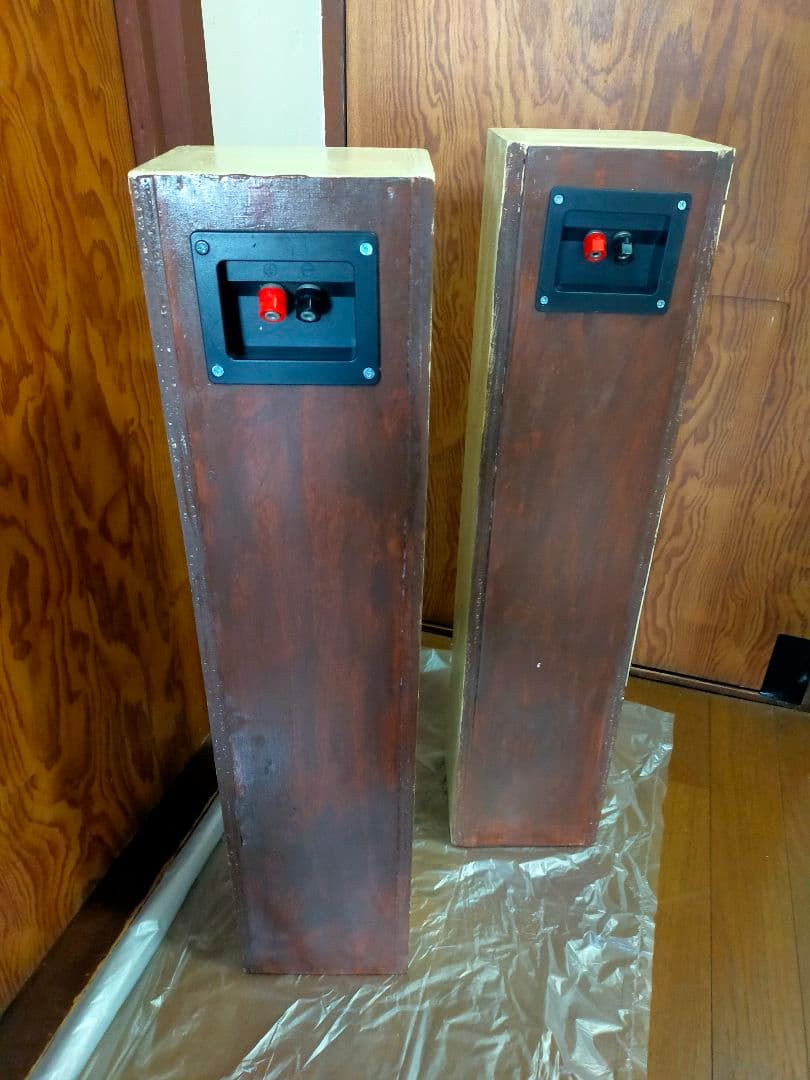 自作スピーカー ONKYOユニット使用 ダブルバスレフ