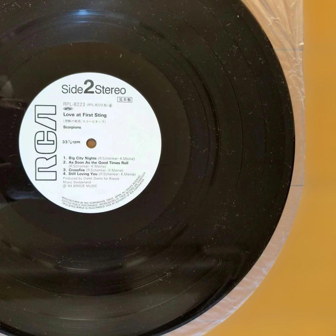 スコーピオンズ／禁断の刺青【見本盤】レコード