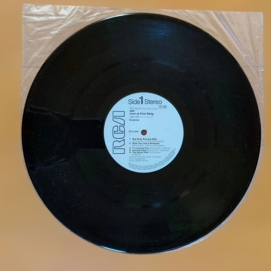 スコーピオンズ／禁断の刺青【見本盤】レコード