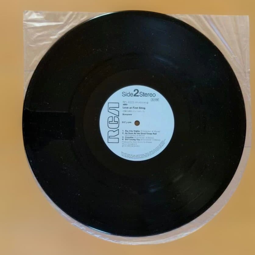 スコーピオンズ／禁断の刺青【見本盤】レコード