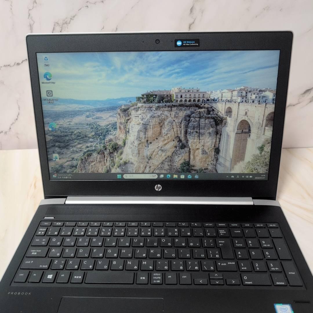HP 450G5 8G SSD256 i5 win11 office ノートPC