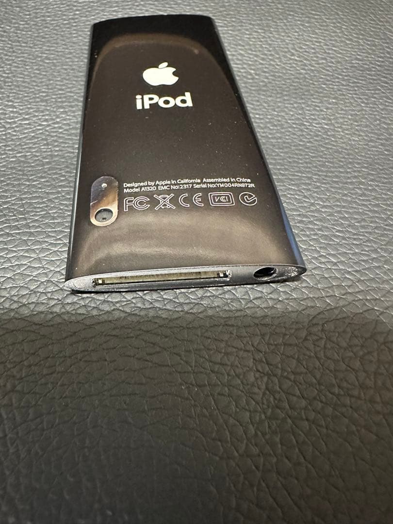 iPod nano 第5世代 16GB ブラック 本体美品／バッテリー消耗あり