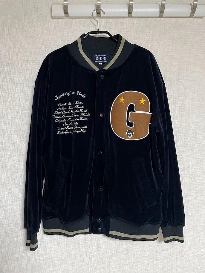 GDC ベルベット スタジャン ベロアスタジャン Lサイズ ベロア キムタク
