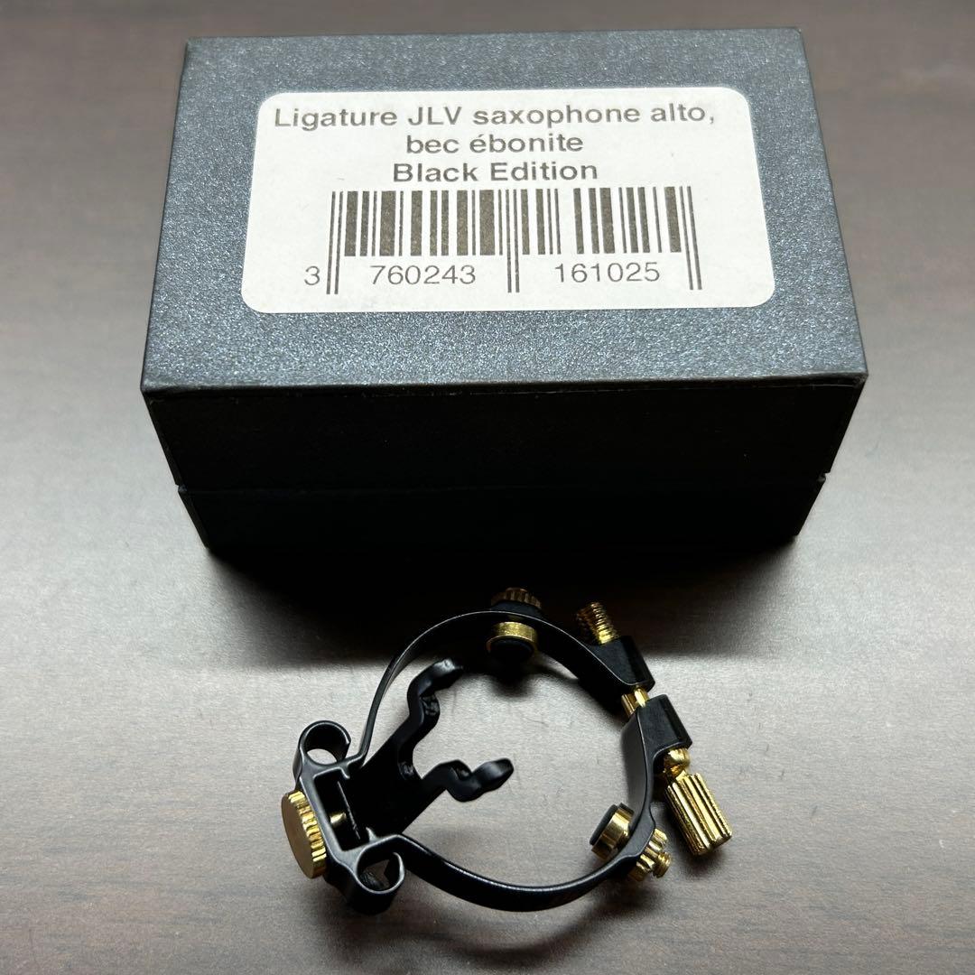 JLV アルトサックス用リガチャー ブラックエディション 中古美品