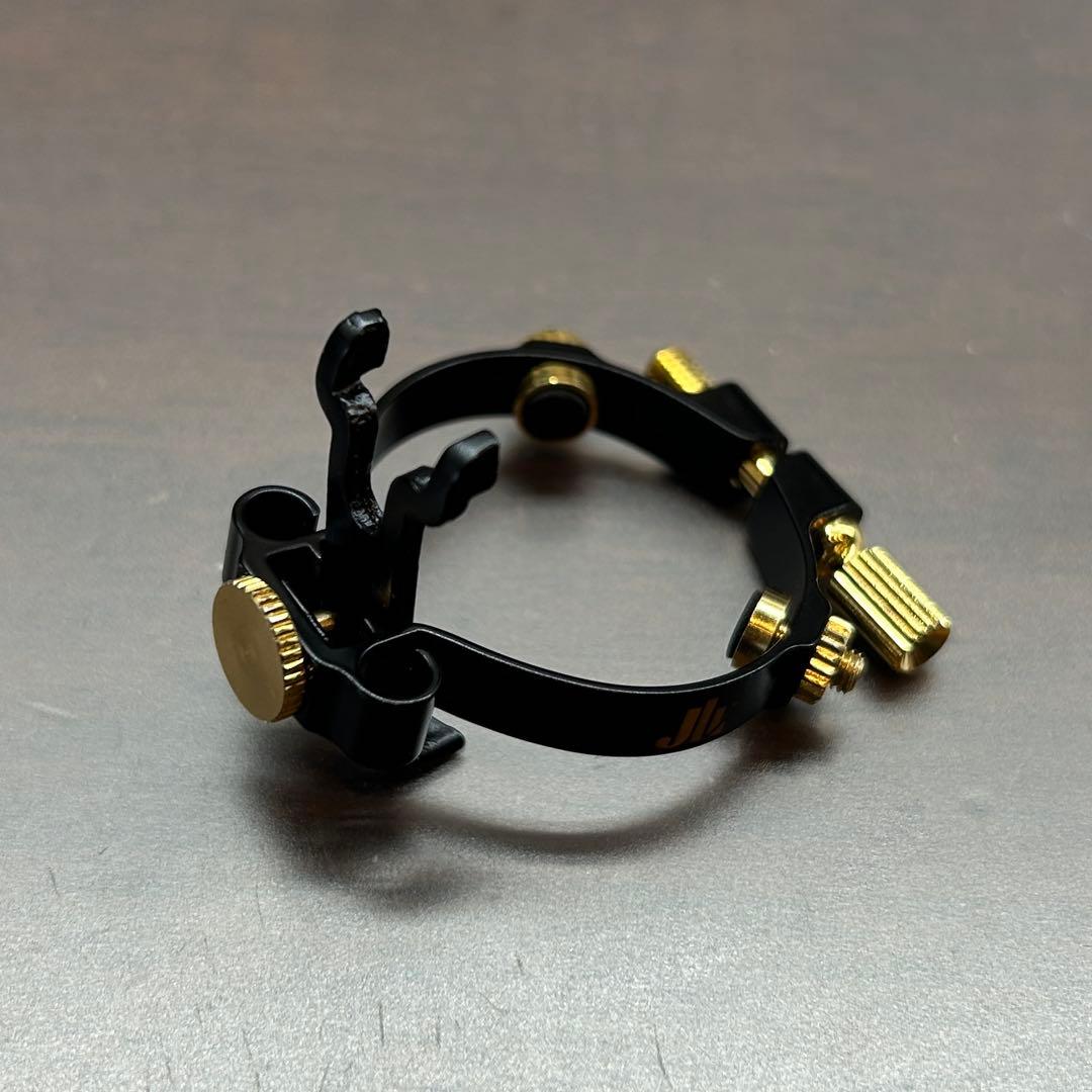JLV アルトサックス用リガチャー ブラックエディション 中古美品