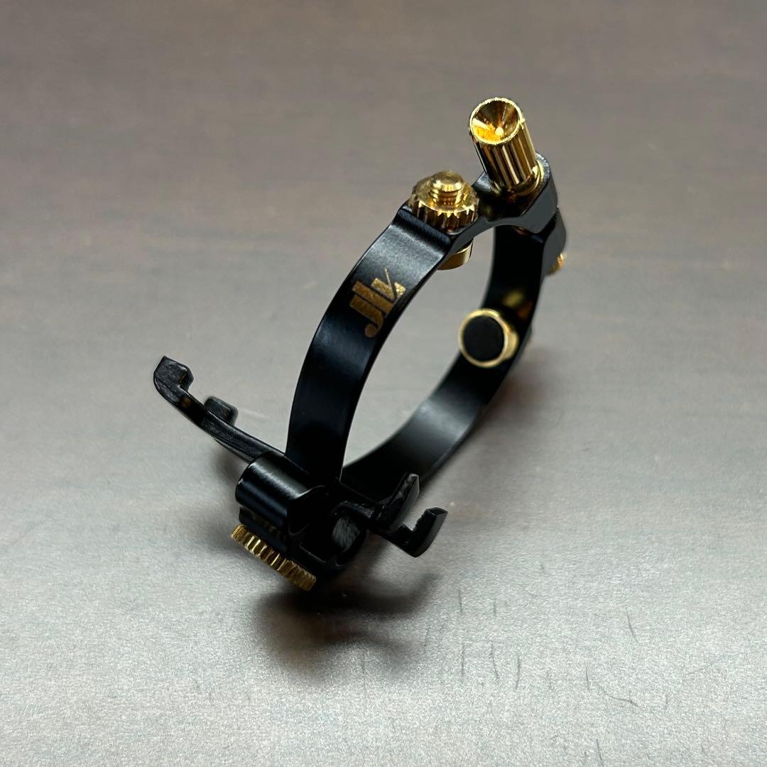 JLV アルトサックス用リガチャー ブラックエディション 中古美品
