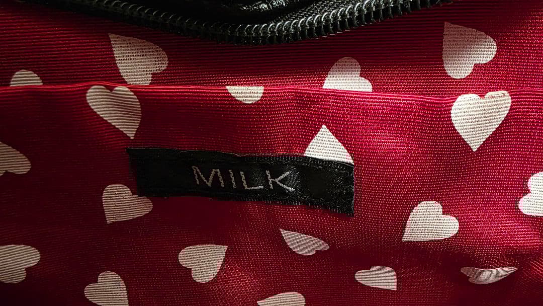 MILK ハートバッグ 黒