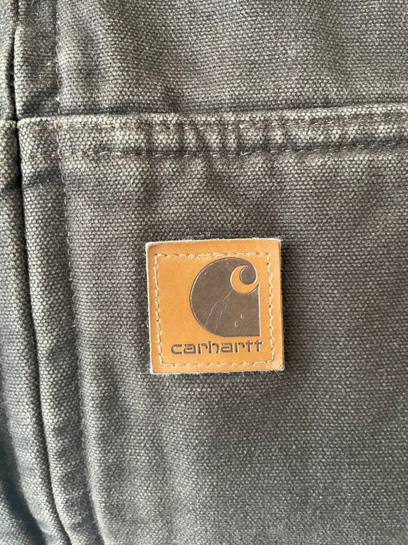 カーハート Carhartt ダックベスト ダークブラウン L