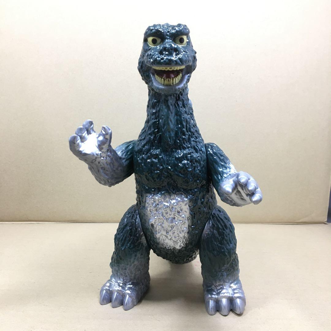 か*き様 復刻版ポピー　 グレートザウルス ゴジラ　 ソフビ グリーン Ver.