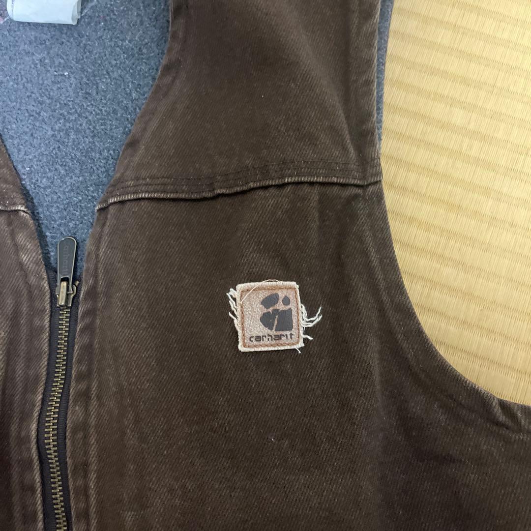 M*y様 carhartt ブラウン ベスト Mサイズ