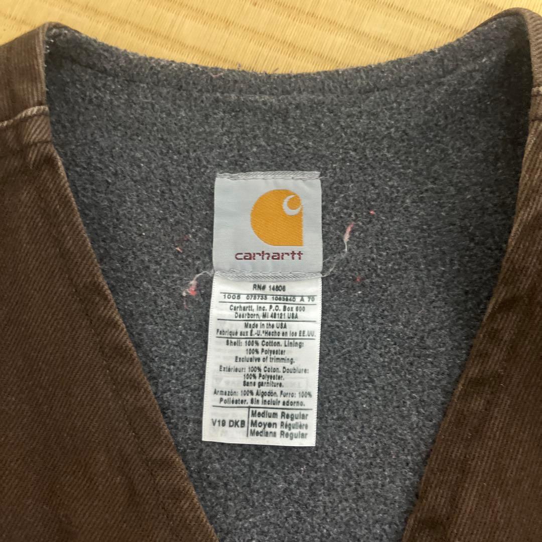 M*y様 carhartt ブラウン ベスト Mサイズ