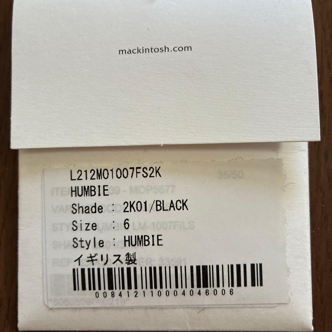 MACKINTOSH HUMBIE マッキントッシュ ハンビー 6 ブラック
